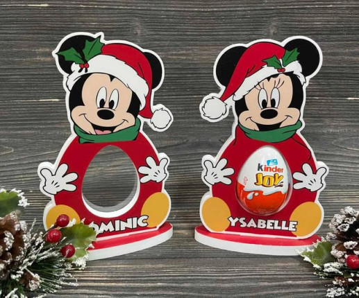 Rama foto cu decor Craciun Mickey Mouse image 2