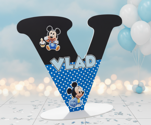 Decor volumetric Litere