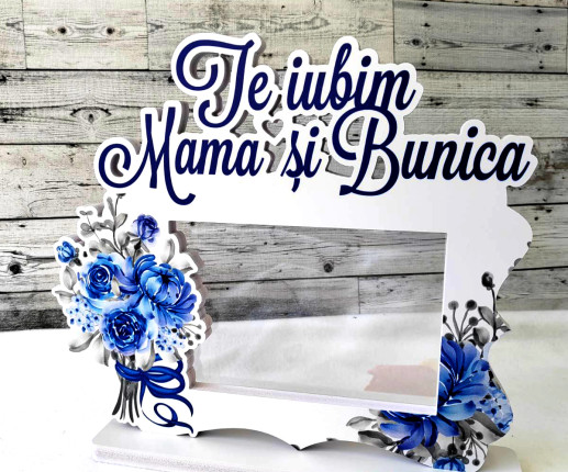 Rama foto ,,Te iubim mama si bunică''