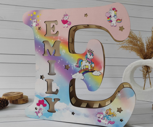 Veioza litera Unicornii