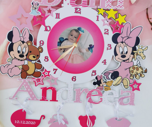 Детские настенные часы - Minnie Mouse image 2