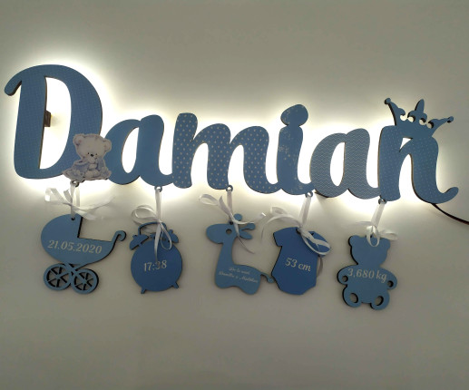 Led cu nume cu Ursuleț 1 image 2