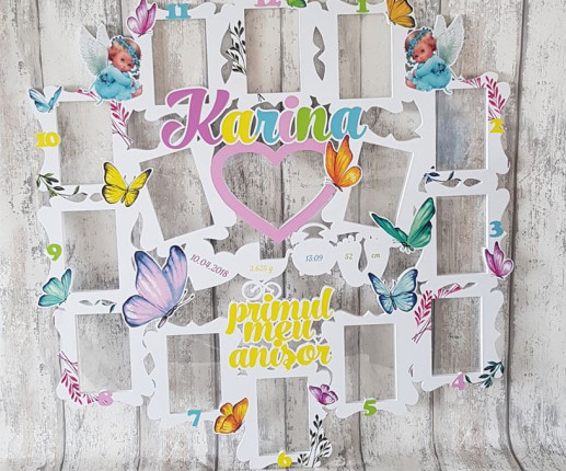 Rama pentru fetita cu fluturasi 1