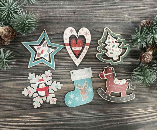 Set jucării pentru brad 1