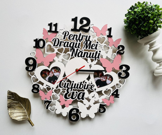 Настенные часы для нанашей - Бабочка