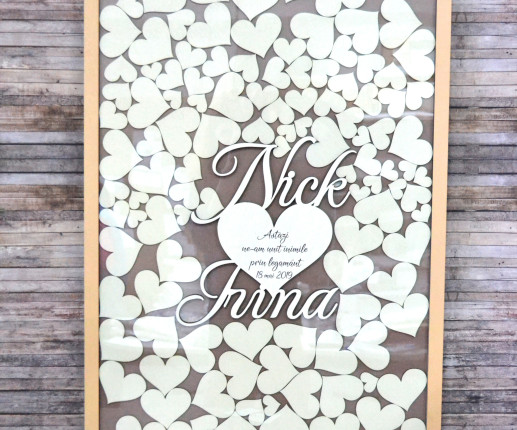 Guest book panou cu sticla image 2