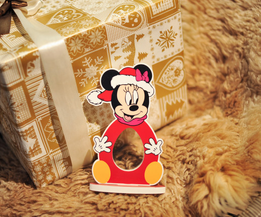 Rama foto cu decor Craciun Mickey Mouse