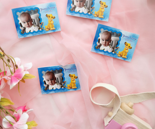 Mărturii magneți pentru botez cu leu 1