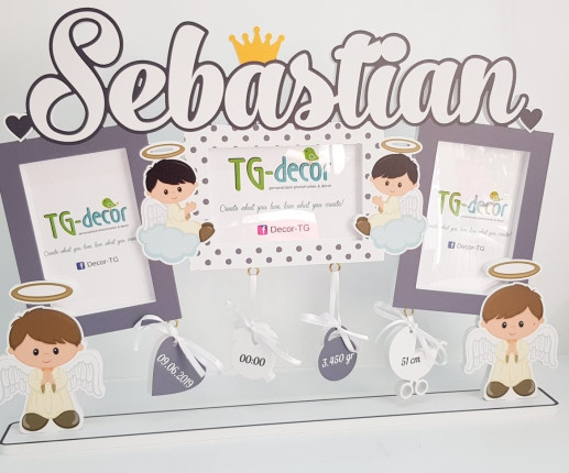 Именная рамка -  Ангел