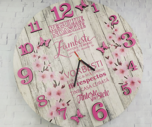 Ceas personalizat pentru familie 9