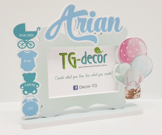 Rama foto cu elefantel 1