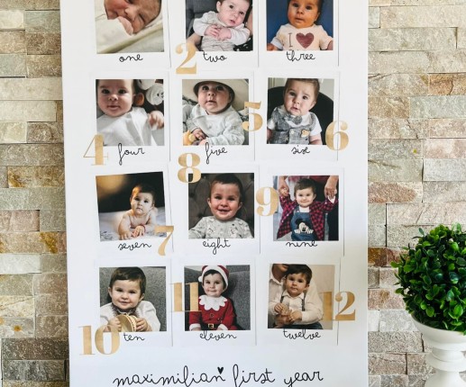 Colaj foto pânza Primul meu anișor