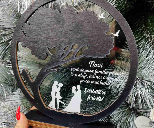 Trofeu pentru nunta cu pomul vietii image 2