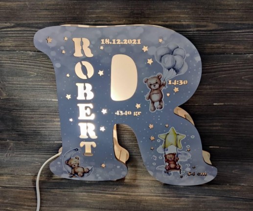 Veioza litera Ursuletii pe luna