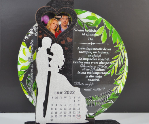 Trofeu pentru nunta cu Mire si Mireasa 2