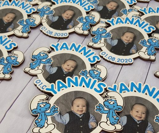 Mărturii-magneți in stilul Strumfii image 2