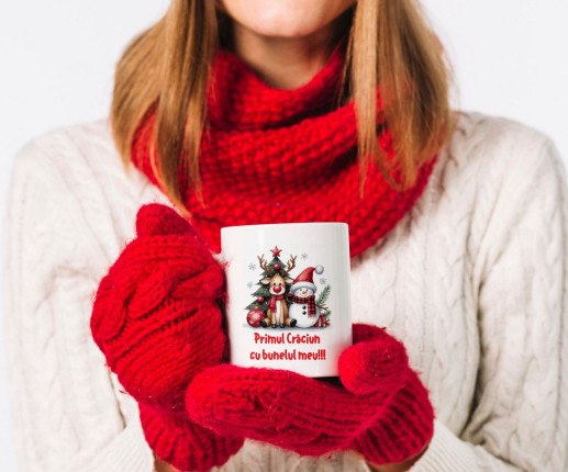 Cana personalizata cu Omulet si Cerb