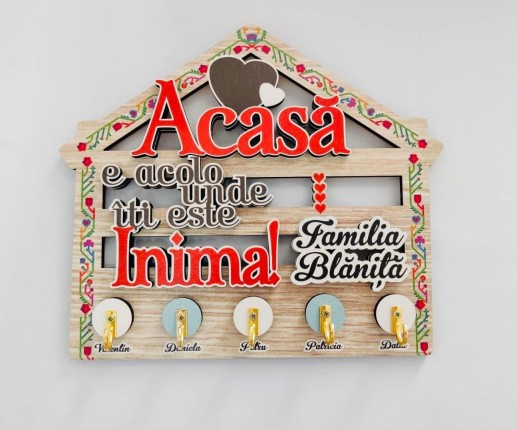 Ключница настенная "Именная" image 3