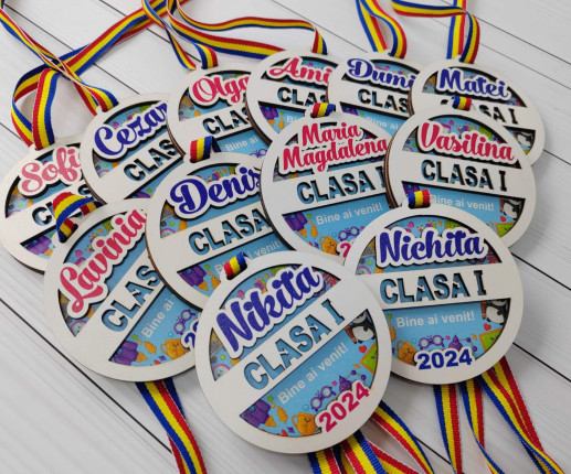 Medalii din lemn Clasa I image 2