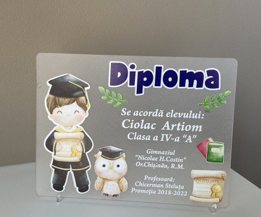 Diplomă din pet pentru  absolvenții treptei primare image 3