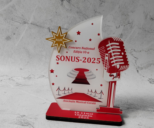 Trofeu personalizate cu Microfon image 4