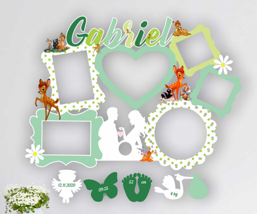 Rama foto cu Căprioare