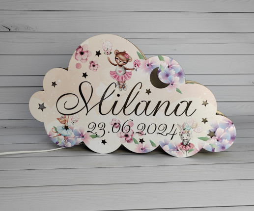 Veioza nouraș cu Ursuleț balerină