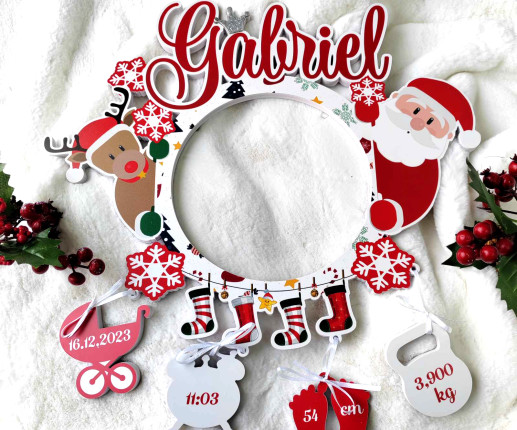 Rama foto-metrica cu tematica sarbatorilor de iarna