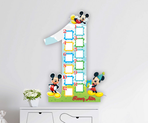 Именная фоторамка - Микки