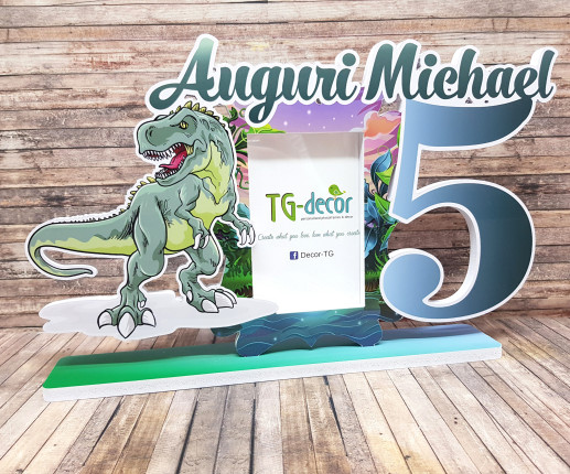 Именная фоторамка - Dino