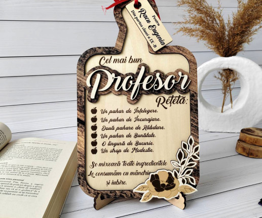 Trofeu personalizate Retata unui profesor