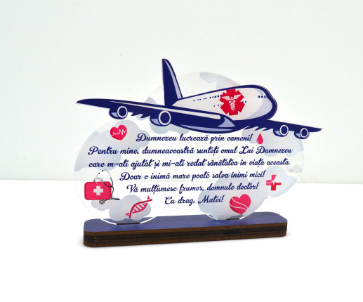 Trofeu personalizat pentru doctori 4