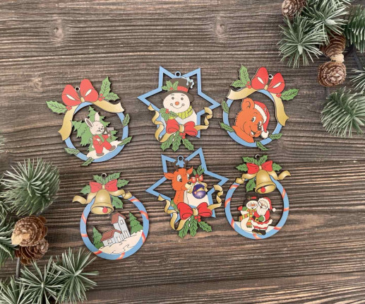 Set jucării brad 16