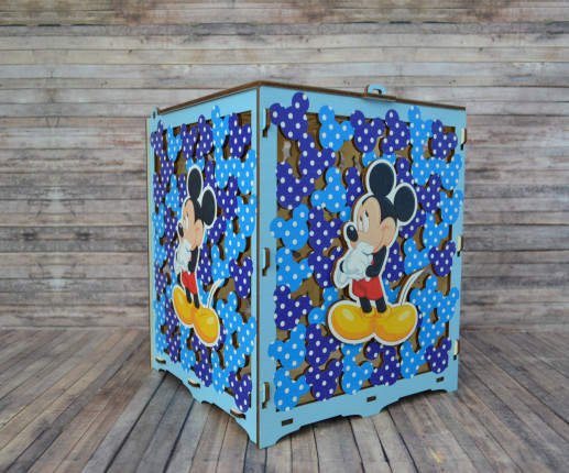 Cutie de dar pentru botez cu Mickey Mouse 1