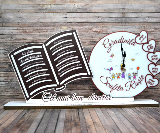 Ceas din plastic cu copii 1