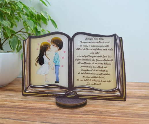 Trofeu personalizat carte