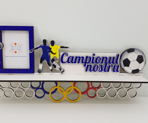 Suport personalizat pentru medalii fotbal 7 image 2