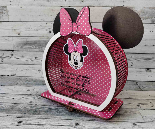 Детская копилка из фанеры - Minnie
