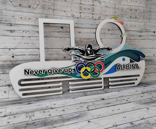 Suport medalii pentru inotator 1 image 2