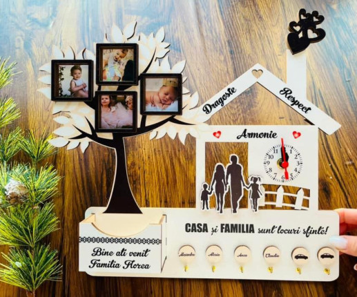 Suport pentru chei ,,Casuta noastra,, 11