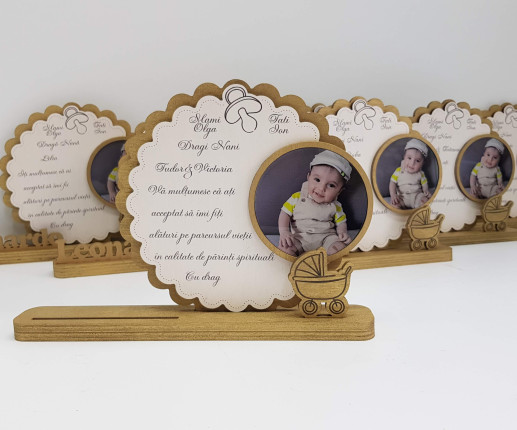 Trofeu personalizat din fanera image 2