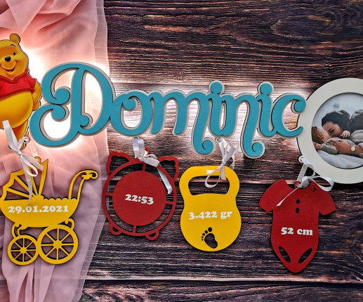 Led cu nume cu Winnie Pooh