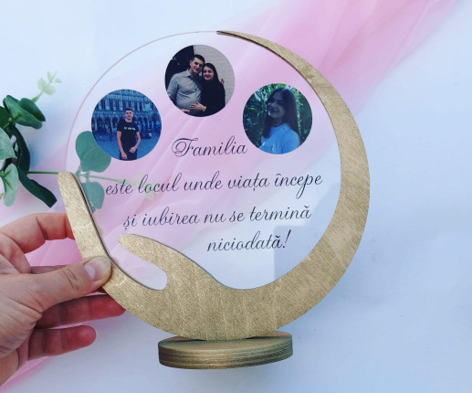 Trofeu personalizat Familia