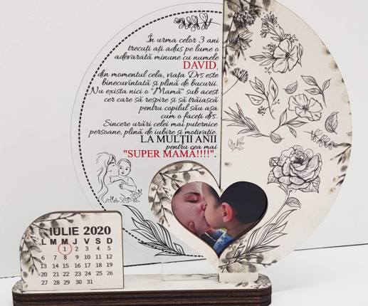 Trofeu personalizat Super mama