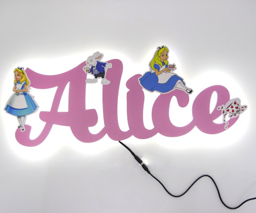 Led cu nume cu Alice 1