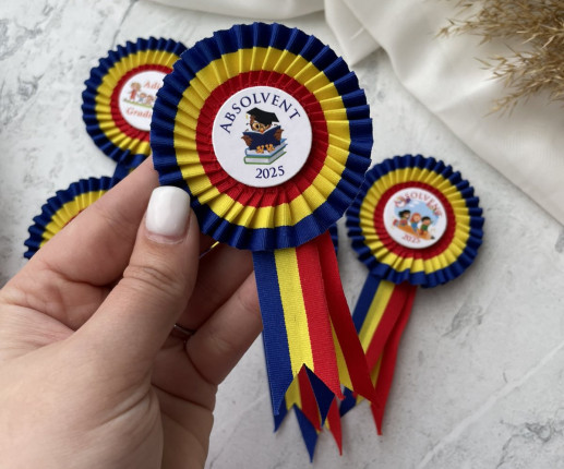 Ecuson tricolor cu  bufnita