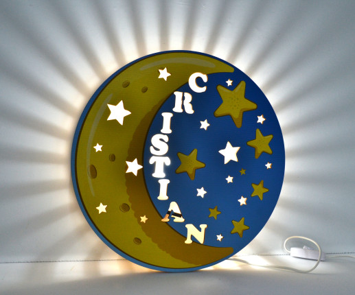 Veioză în formă de Luna 1 image 2