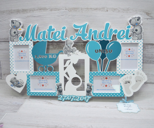 Рамка на 5 фото - Мишка image 2