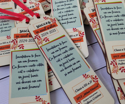 Semne pentru carte din lemn image 2