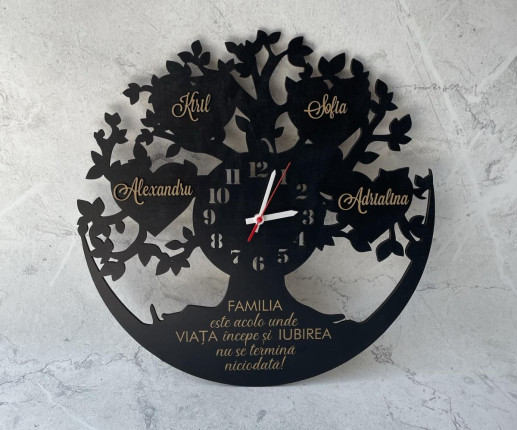 Ceas personalizat pentru familie 15